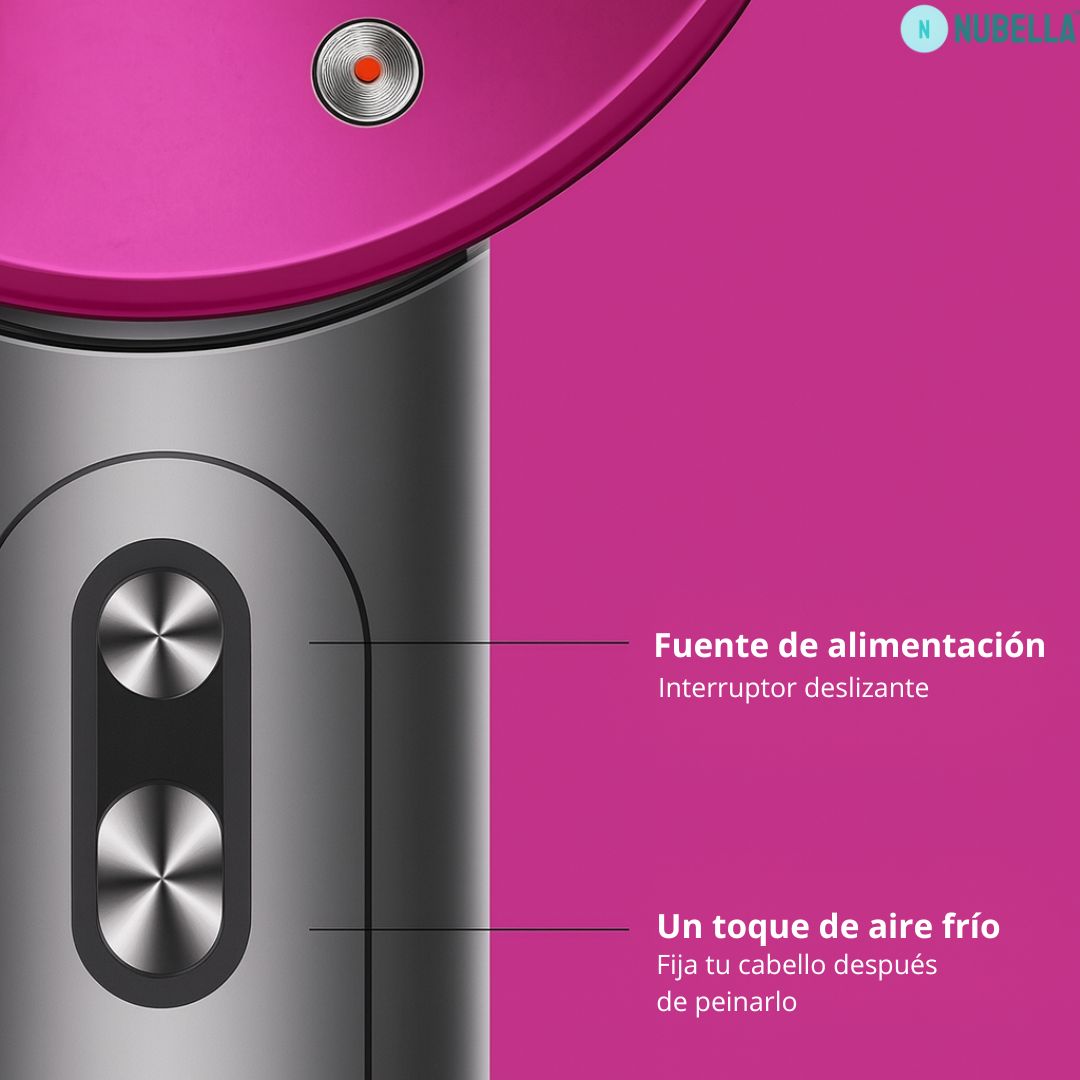 Secador de pelo profesional con cabezales imantados