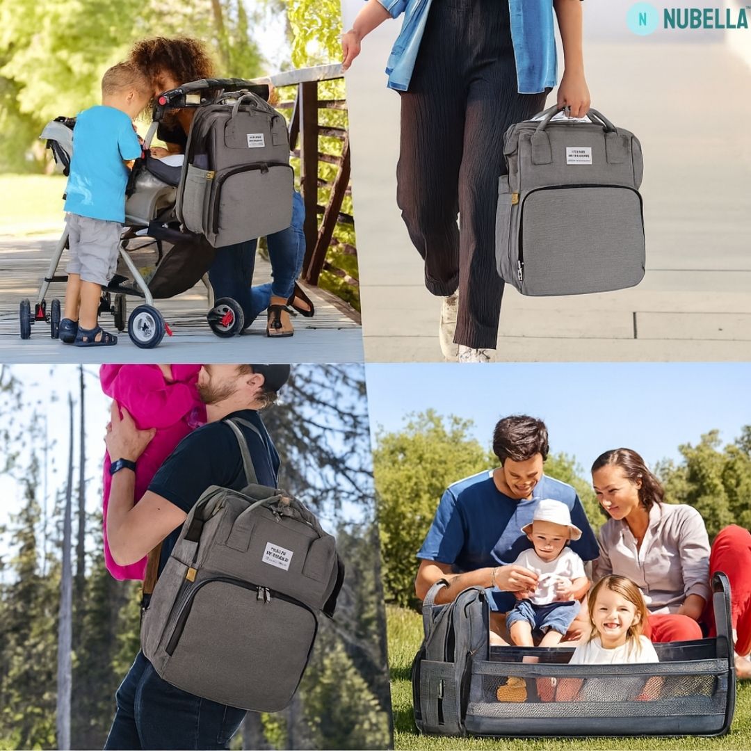 Mochila Cambiador Bebés Multifunción