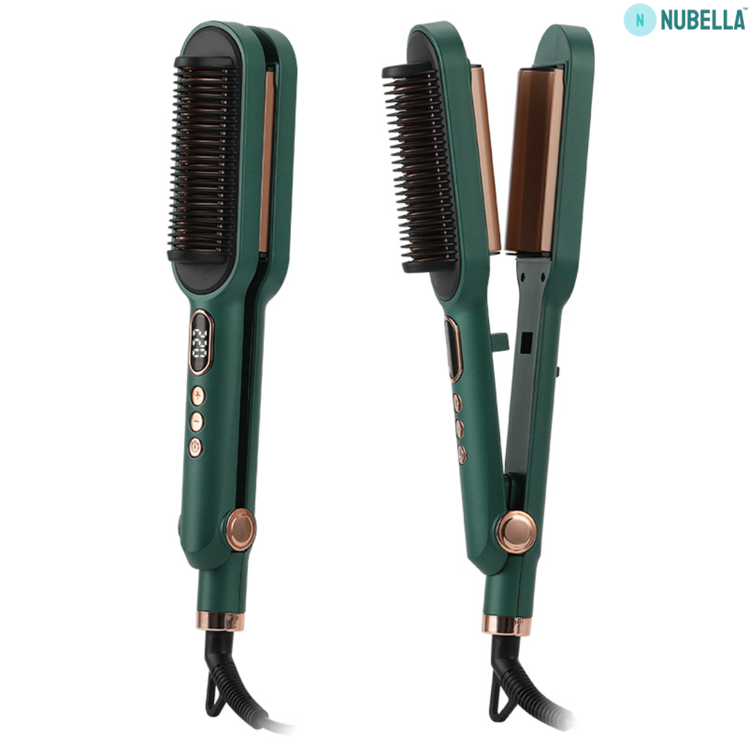 Cepillo plancha y ondulador 2 en 1